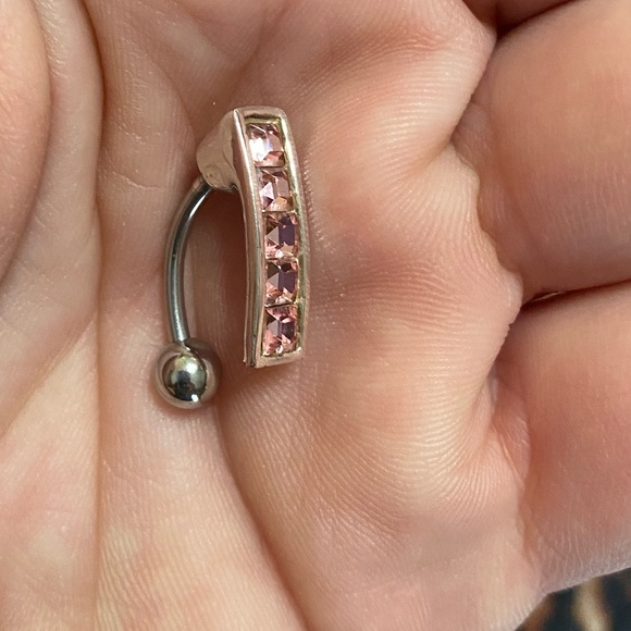 Pink belly button ring duo - Picture 10 of 13